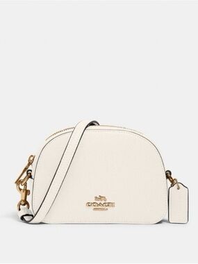 Coach Serena Satchel in Chalk Crossbody Gold Hardware Spring Euro Summer Bag